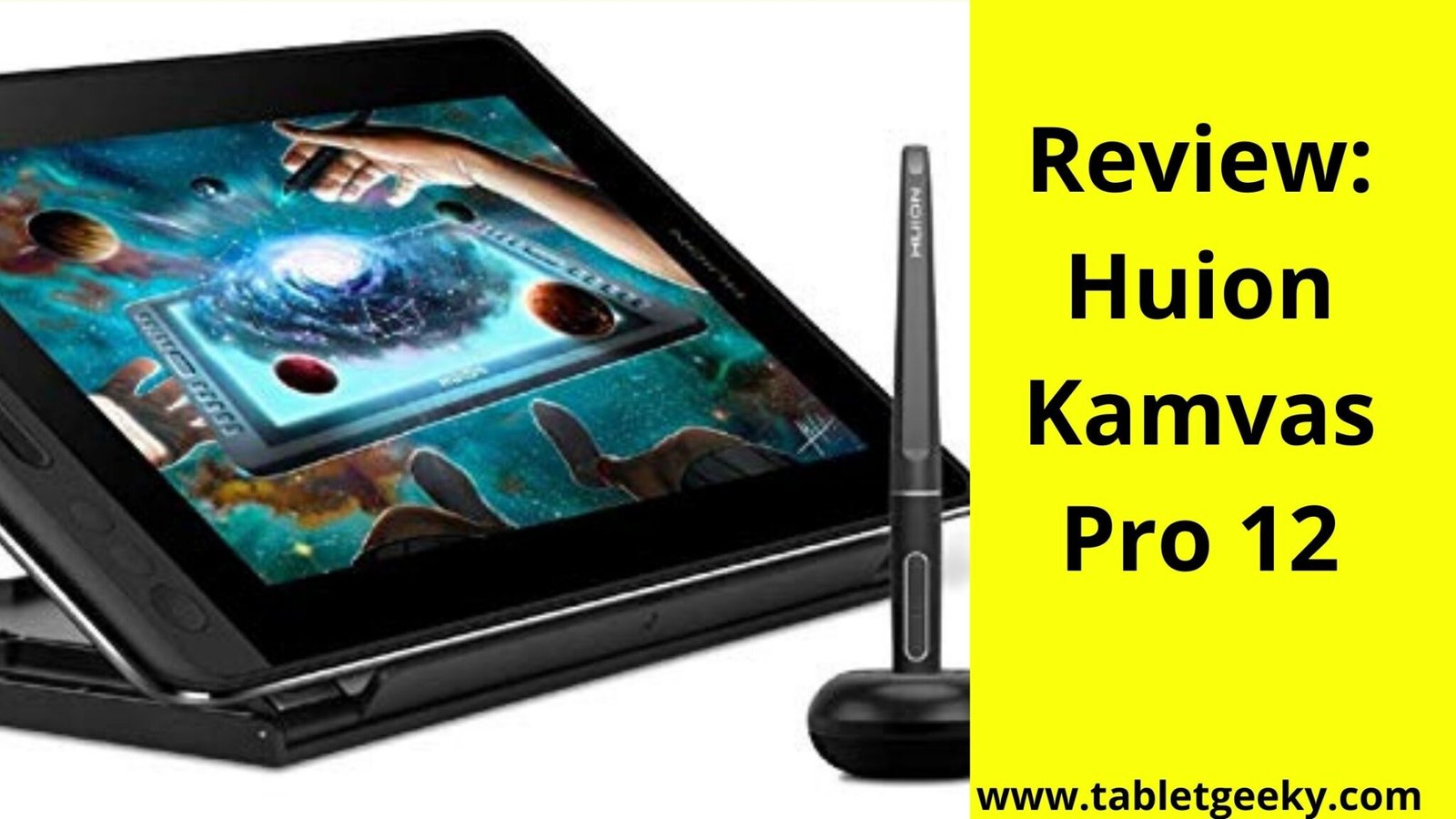 Huion Kamvas Pro Budget Drawing Tablet Tablet Geeky