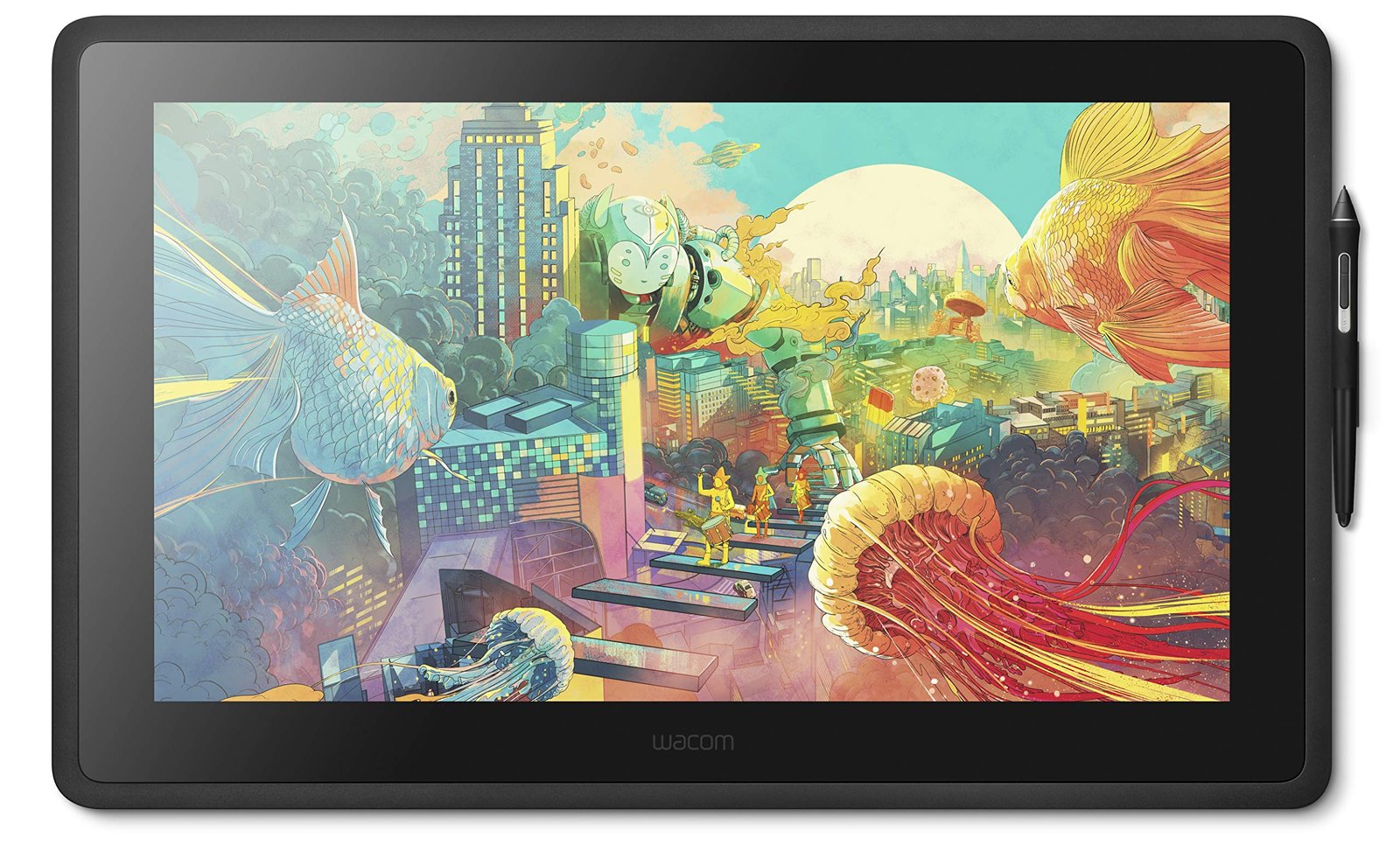 wacom cintiq 22 wireless drawing tablet